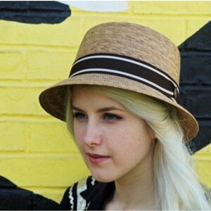 Tula Zoe Brown Band Straw Hat